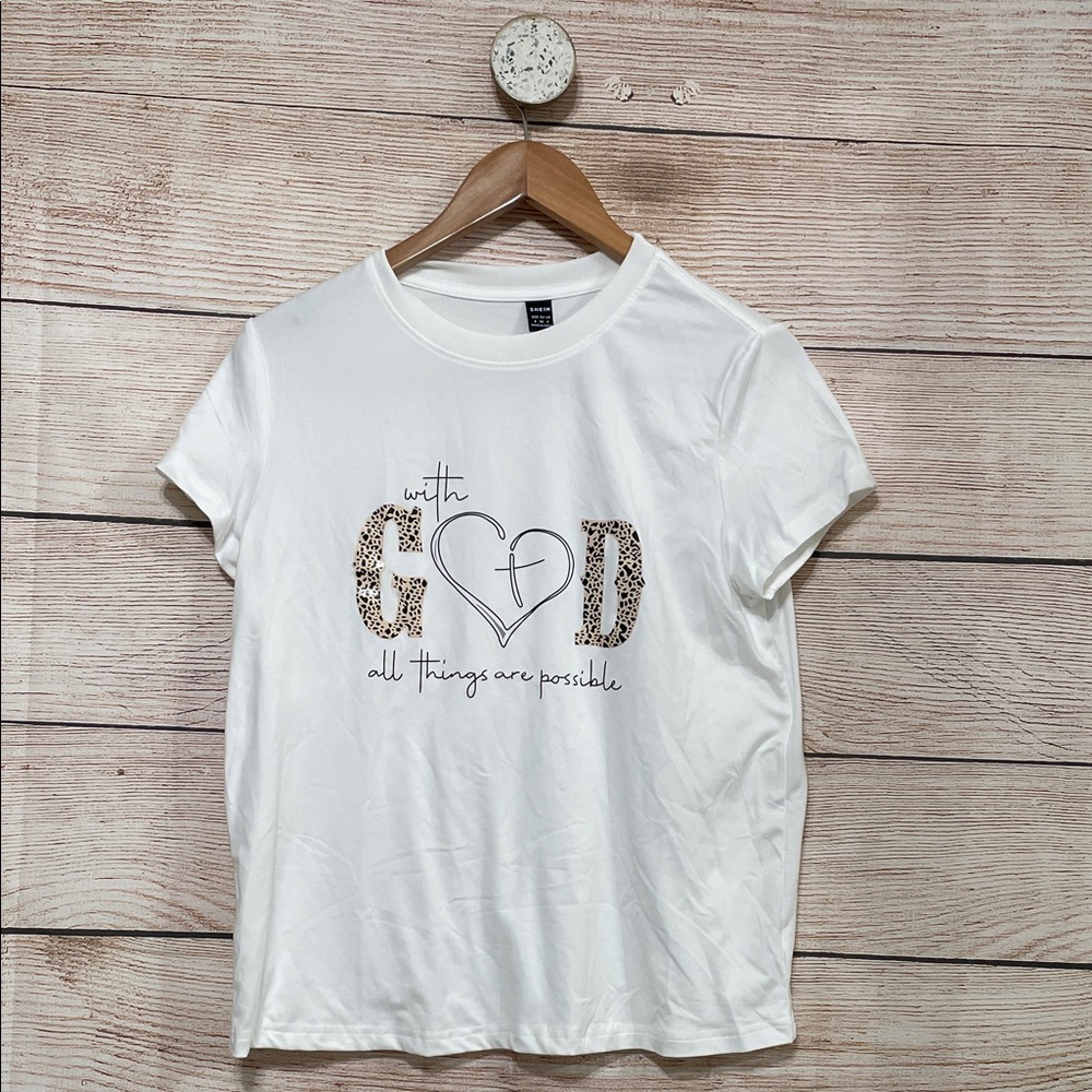 SHEIN White Casual T-Shirt